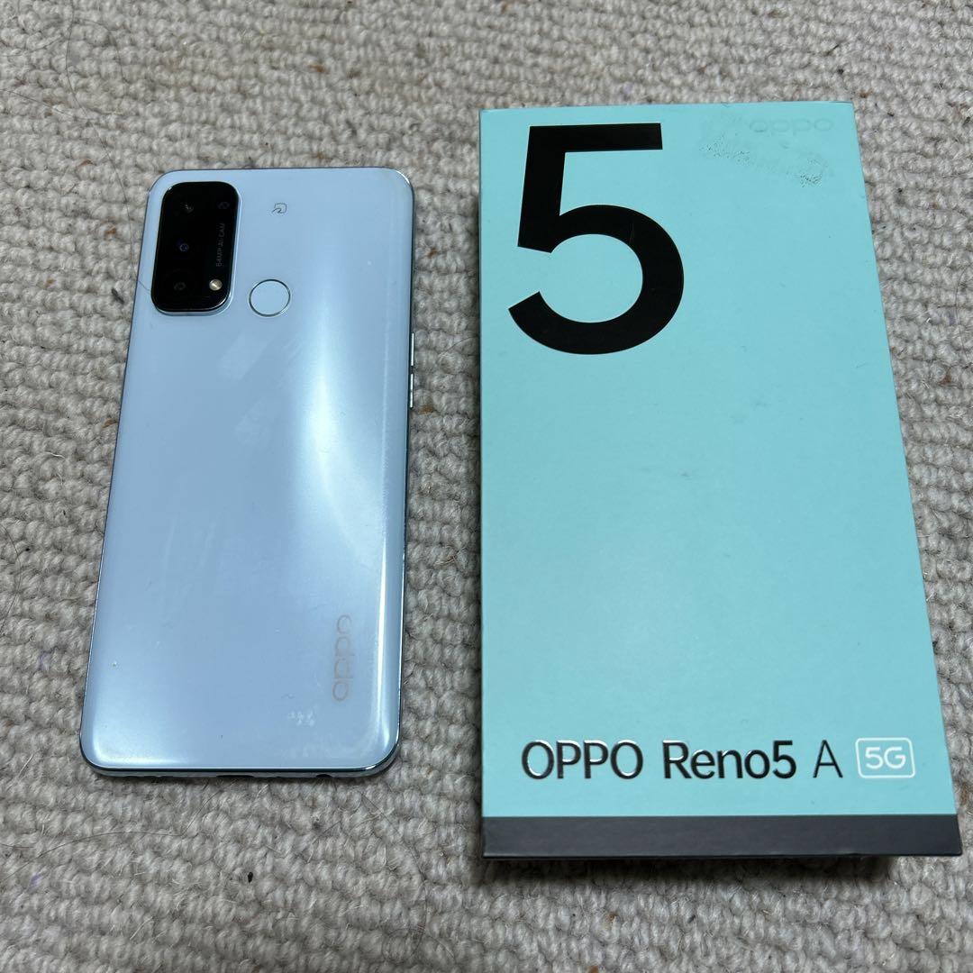 【新品】OPPO Reno5 A 5G アイスブルー 128GB Amazon | OPPO Reno5A アイスブルー CPH2199 docomo/au/SoftBank
