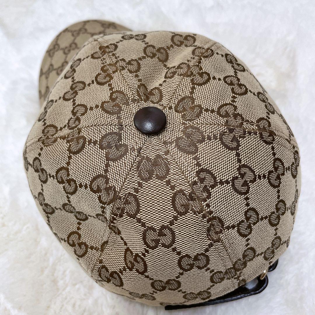 GUCCI　グッチ　GGキャンバス　ベースボールキャップ　サイズL／お値下げ☆