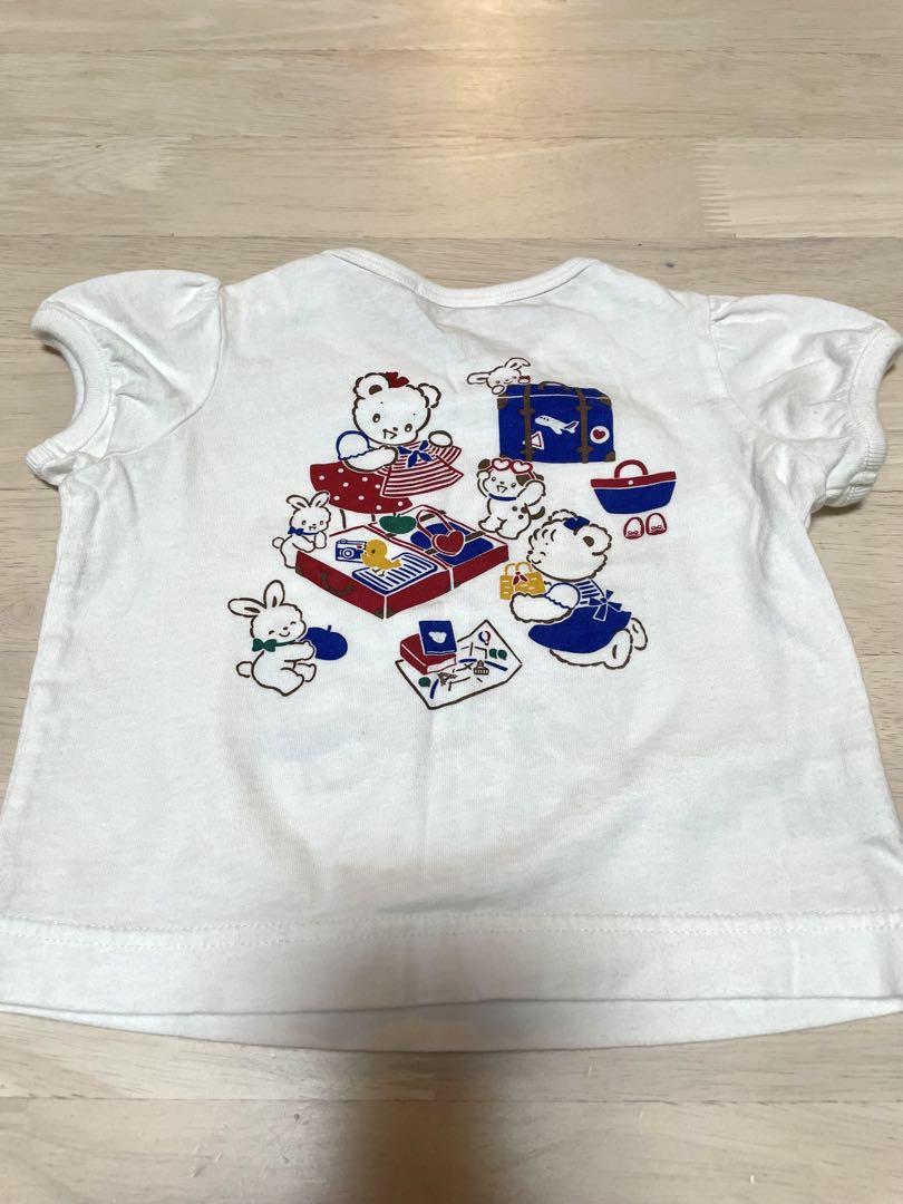 【美品】familiar カフェイラストセット 80cm
