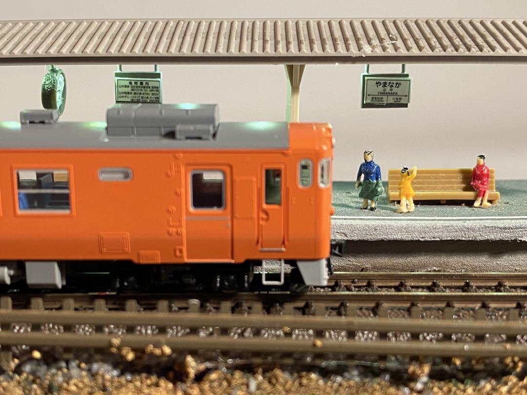 【akieiichi品】Nゲージ 鉄道模型　ジオラマ　駅　ホーム