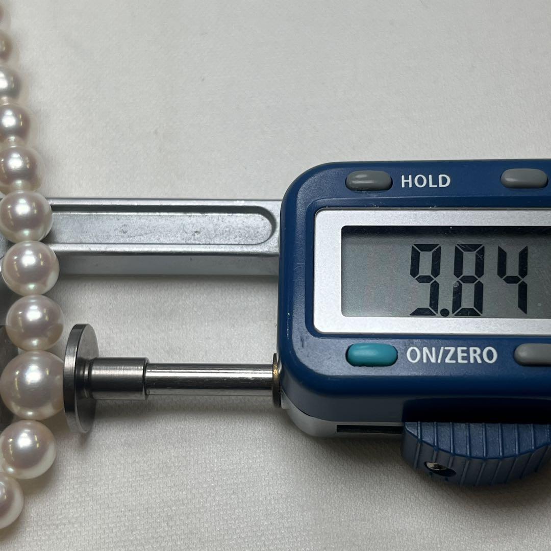 J71 あこや真珠　ネックレス　6.5〜9.6mm テリがとても良い
