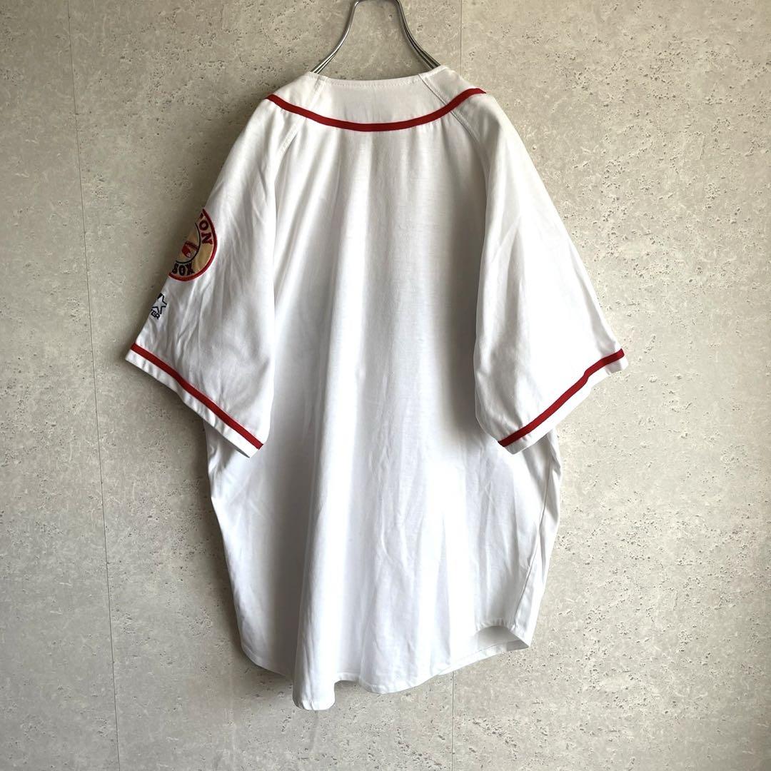 90s スターター MLB ボストン レッドソックス ベースボールシャツ L