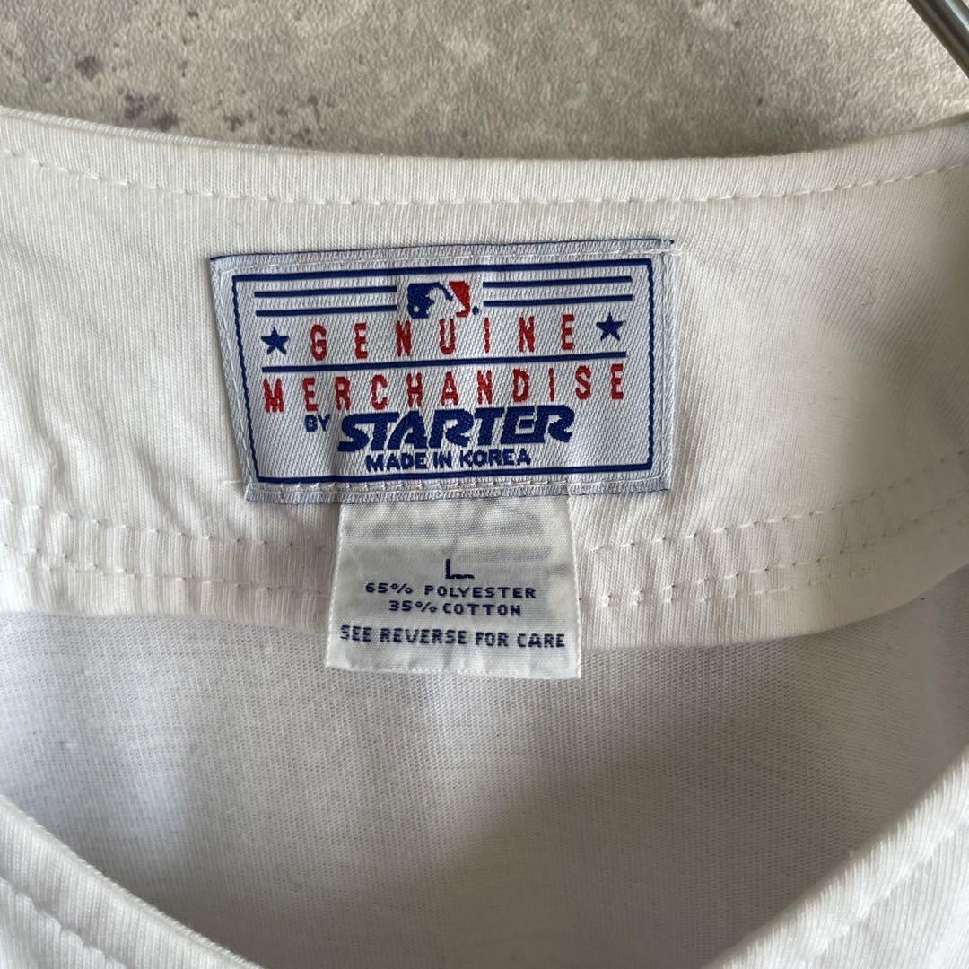 90s スターター MLB ボストン レッドソックス ベースボールシャツ L