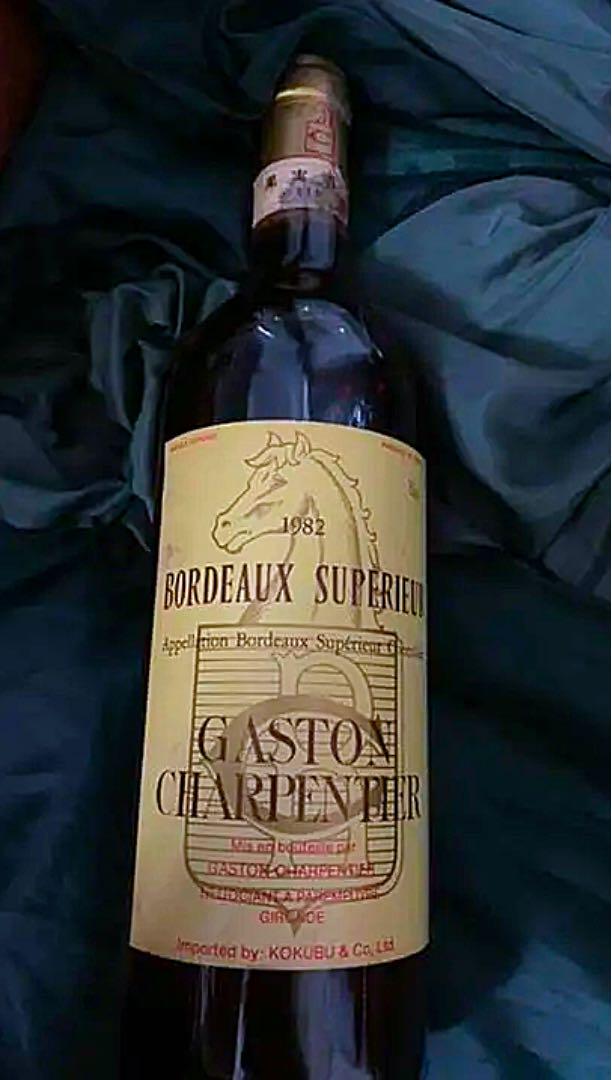 ガストン ボルドー シューペリユール ワイン 1982年 750ml