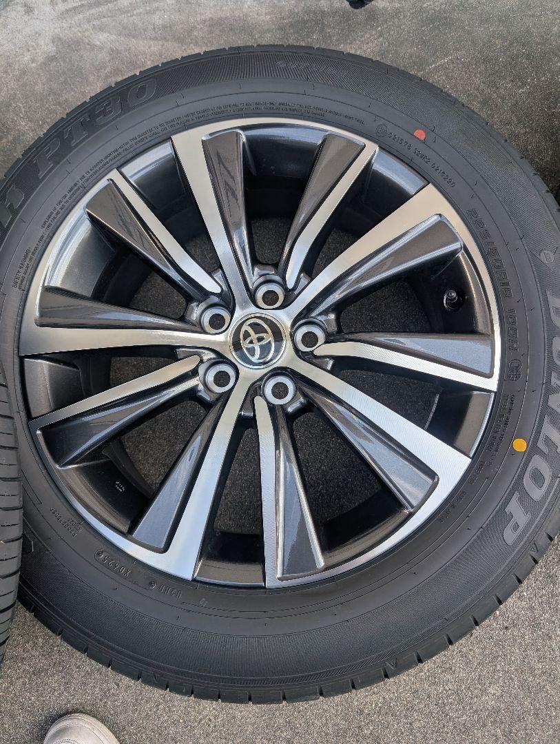 トヨタ ハリアー　純正　 18インチ ホイールセット　G