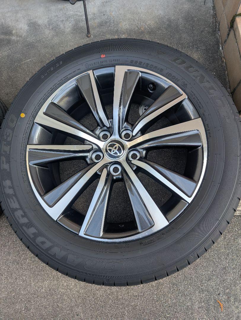 トヨタ ハリアー　純正　 18インチ ホイールセット　G