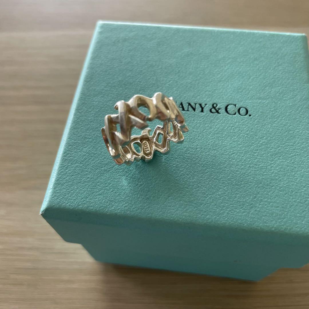TIFFANY ティファニー パロマ ピカソ ラブ&キス リング - メルカリ