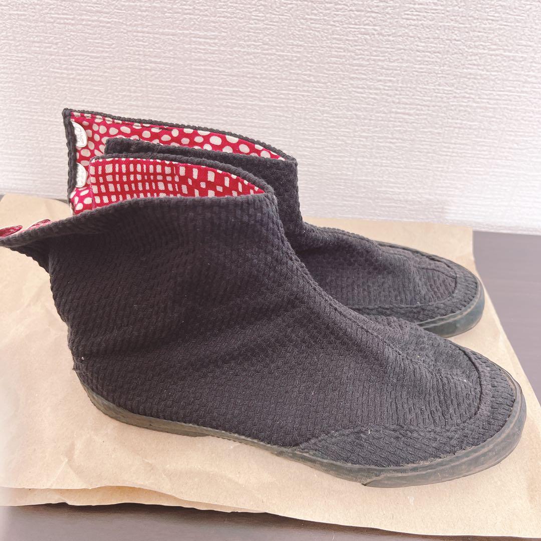 SOUSOU ソウソウ　貼付地下足袋　刺子　さしこ 黒　25.0 貼付地下足袋／さしこ 黒 - SOU・SOU netshop （ソウソウ
