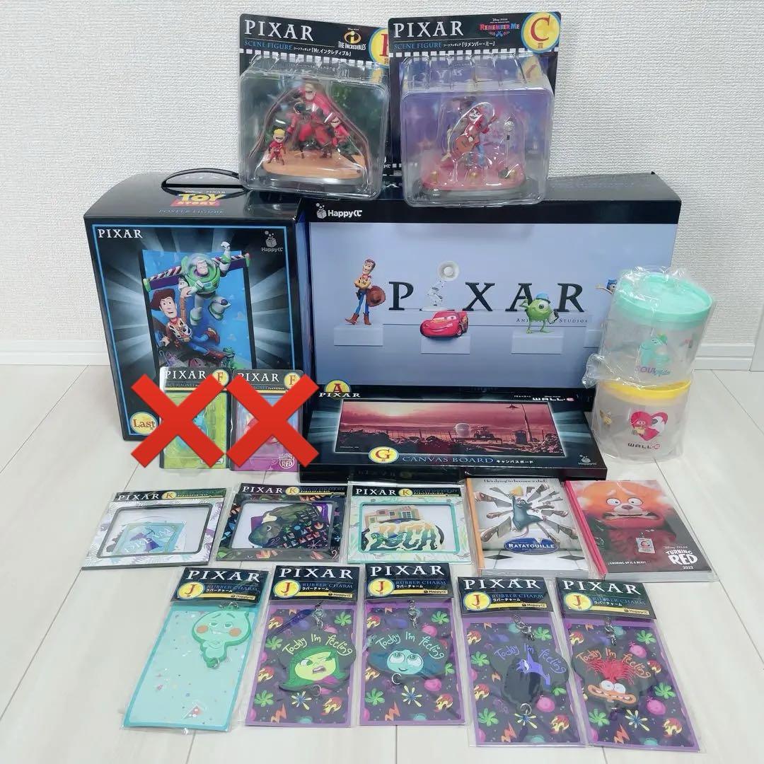 Pixar ハッピーくじ ラスト賞 A賞 B賞 C賞 フィギュア PIXAR Happyくじ A賞ピクサー B賞 C賞 last賞 計19点 - メルカリ