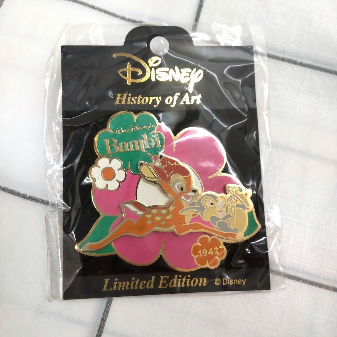 ディズニー　バンビ　ピンバッジ　2個セット