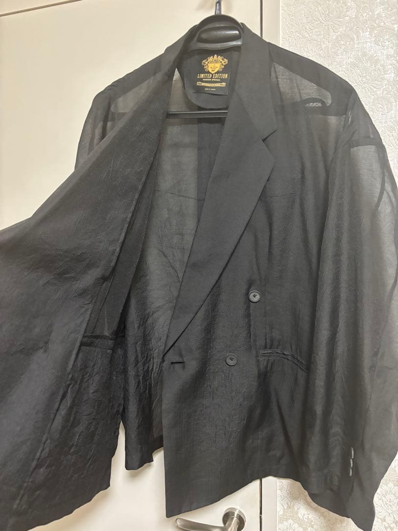 【即決可】maison special シースルーダブルジャケット 即決可】maison special シースルーダブルジャケット - メルカリ