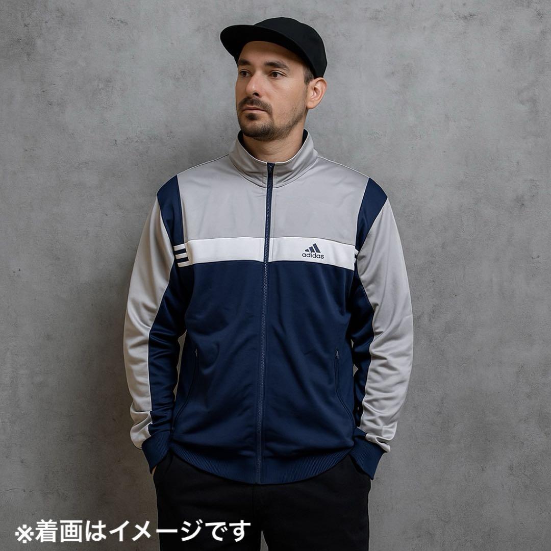 adidas 古着 ジャージ トラックジャケット 刺繍ロゴ ゆるダボ