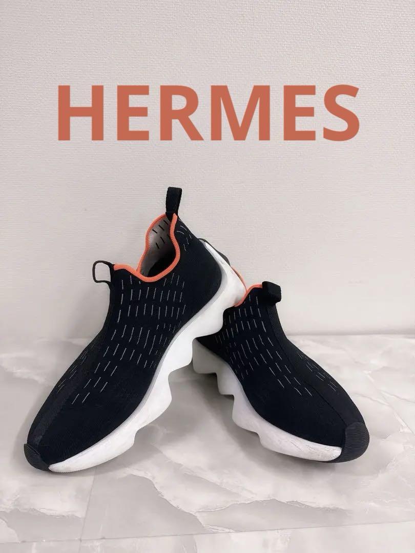 HERMES エルメス エクレール ニットスニーカー 37レディース HERMES エルメス エクレール ニットスニーカー 37レディース