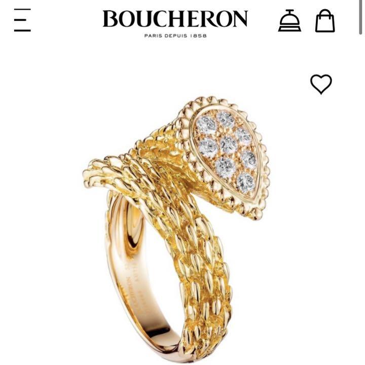 ブシュロン ダイヤリング 51号 750 zOqhl-m87130895480 BOUCHERON セルパンボエム 10%OFF