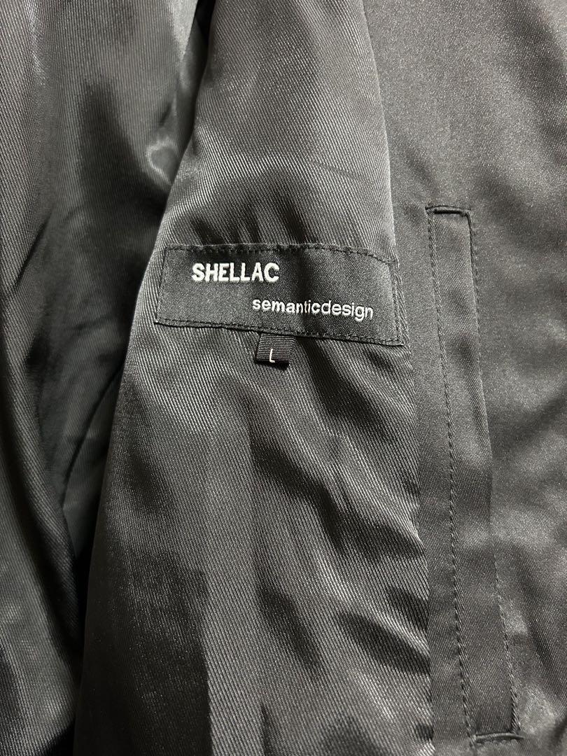 SHELLAC ミリタリージャケット フード付き Ｌsemanticdesign