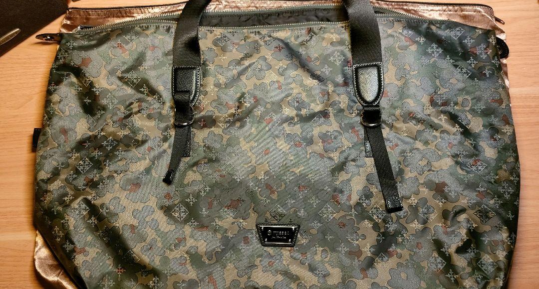 russet ボストンバッグ 　ルシット　底スパイク有　62✕41cm　オマケ付