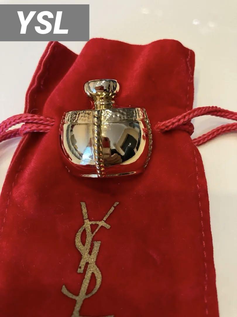 YSL イヴサンローラン シャンパーニュボトルブローチ 香水 ヴィンテージ