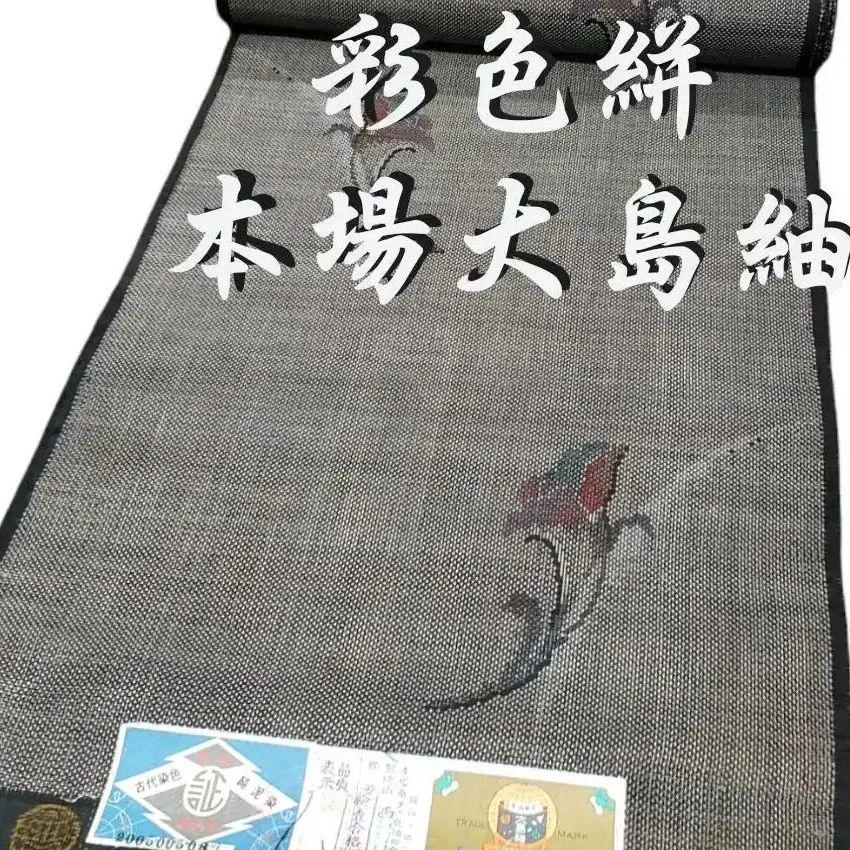 逸品】彩色絣 本場大島紬(彩絣)