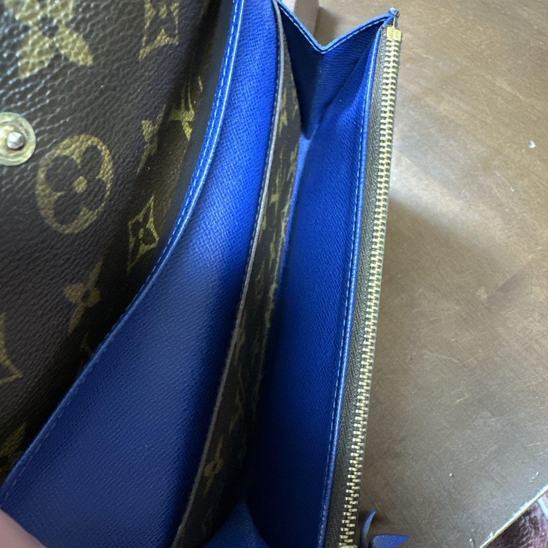 Louis Vuitton モノグラム 長財布 ブルー