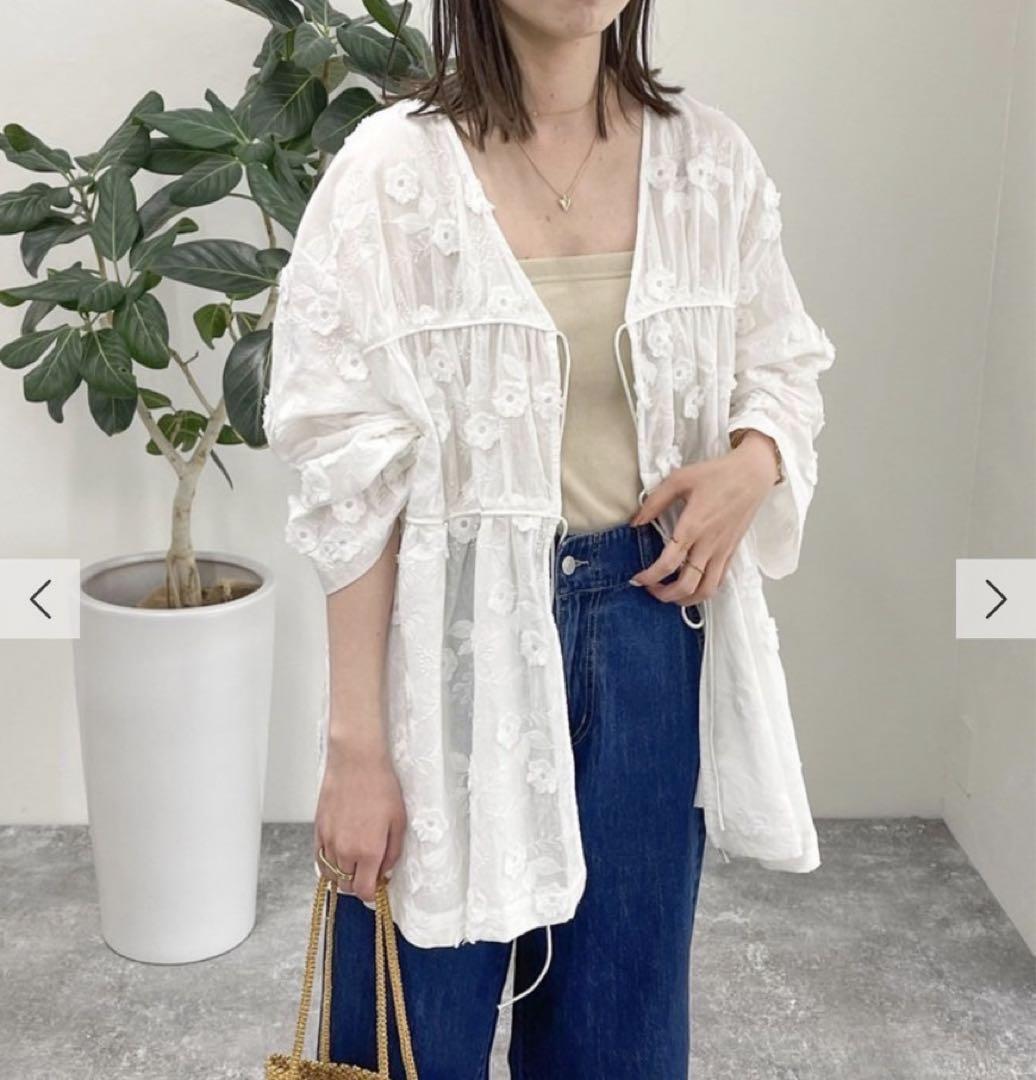 新品　fredy emue フレディエミュ　チュニックブラウス