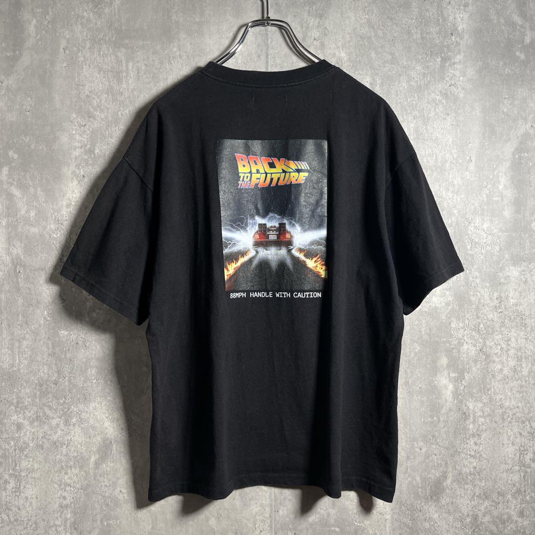 【良品】バックトゥザフューチャー，ムービー，デロリアン，Tシャツ