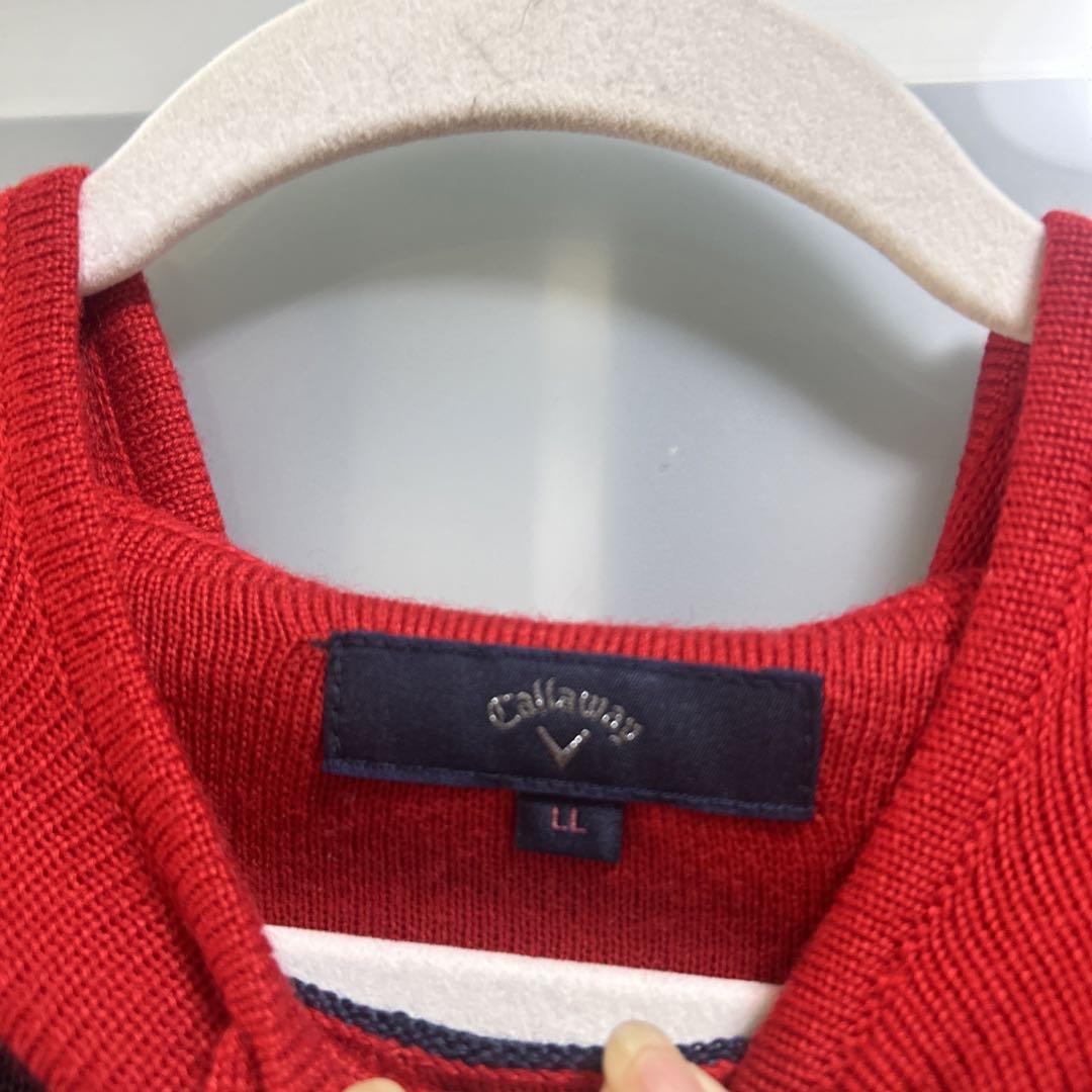 Callaway レッド クマ刺繍 フード付きワンピース　値下げ❗️