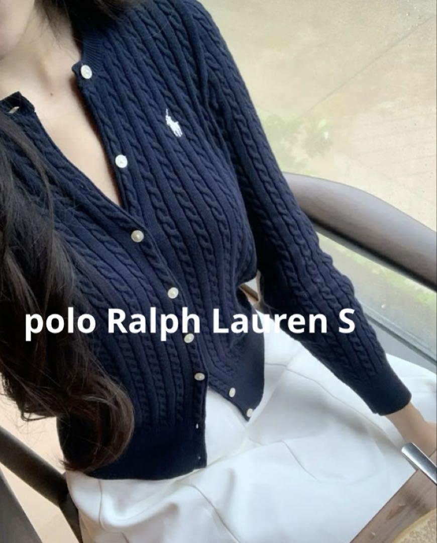 POLO RALPH LAUREN ケーブル ニット カーディガン - メルカリ