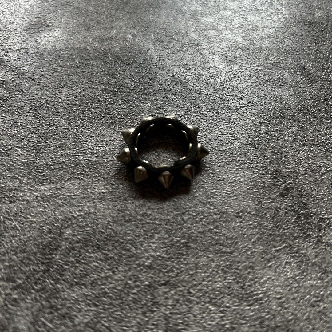 archive grunge needle ring y2k