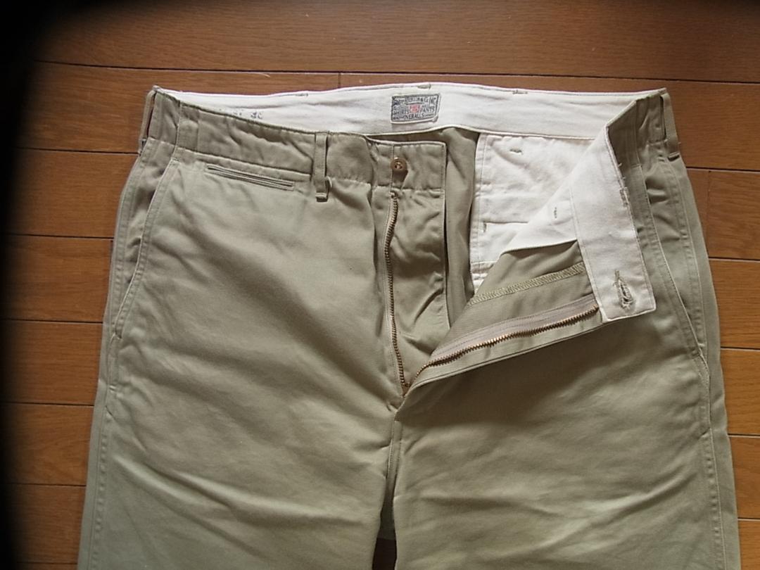 美品　東洋エンタープライズ　バズリクソンズ　 チノパンツ 　W36