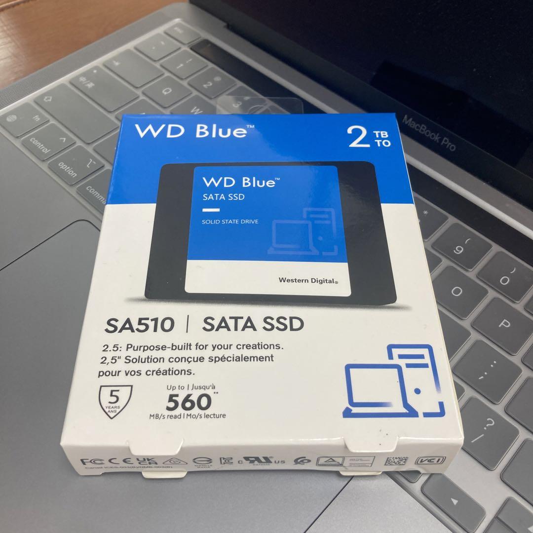 WD Blue SA510 2TB SATA SSD 2.5インチ