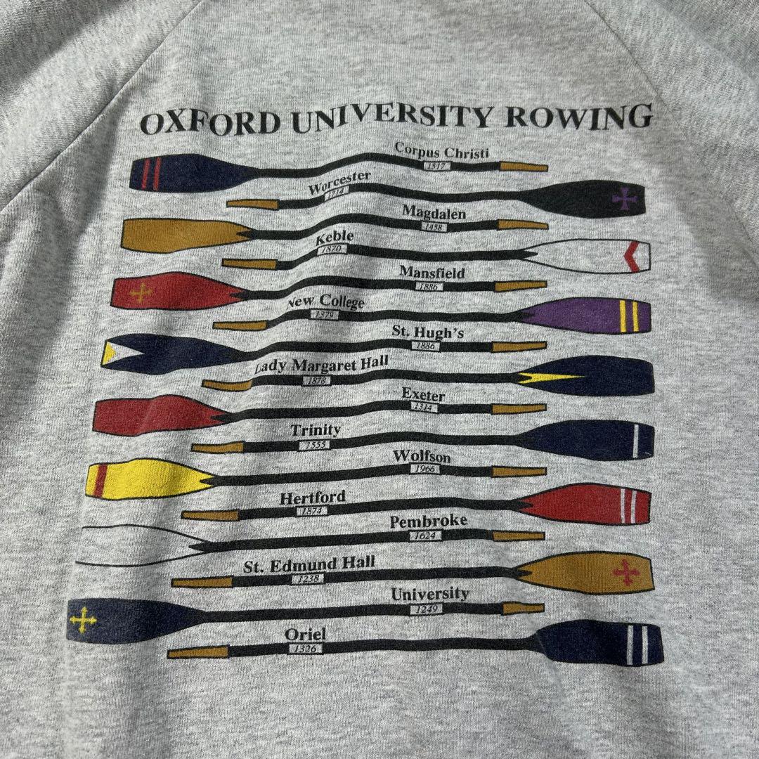 【スクリーンスターズ】カレッジロゴスウェット　オックスフォード大学ボート部　S