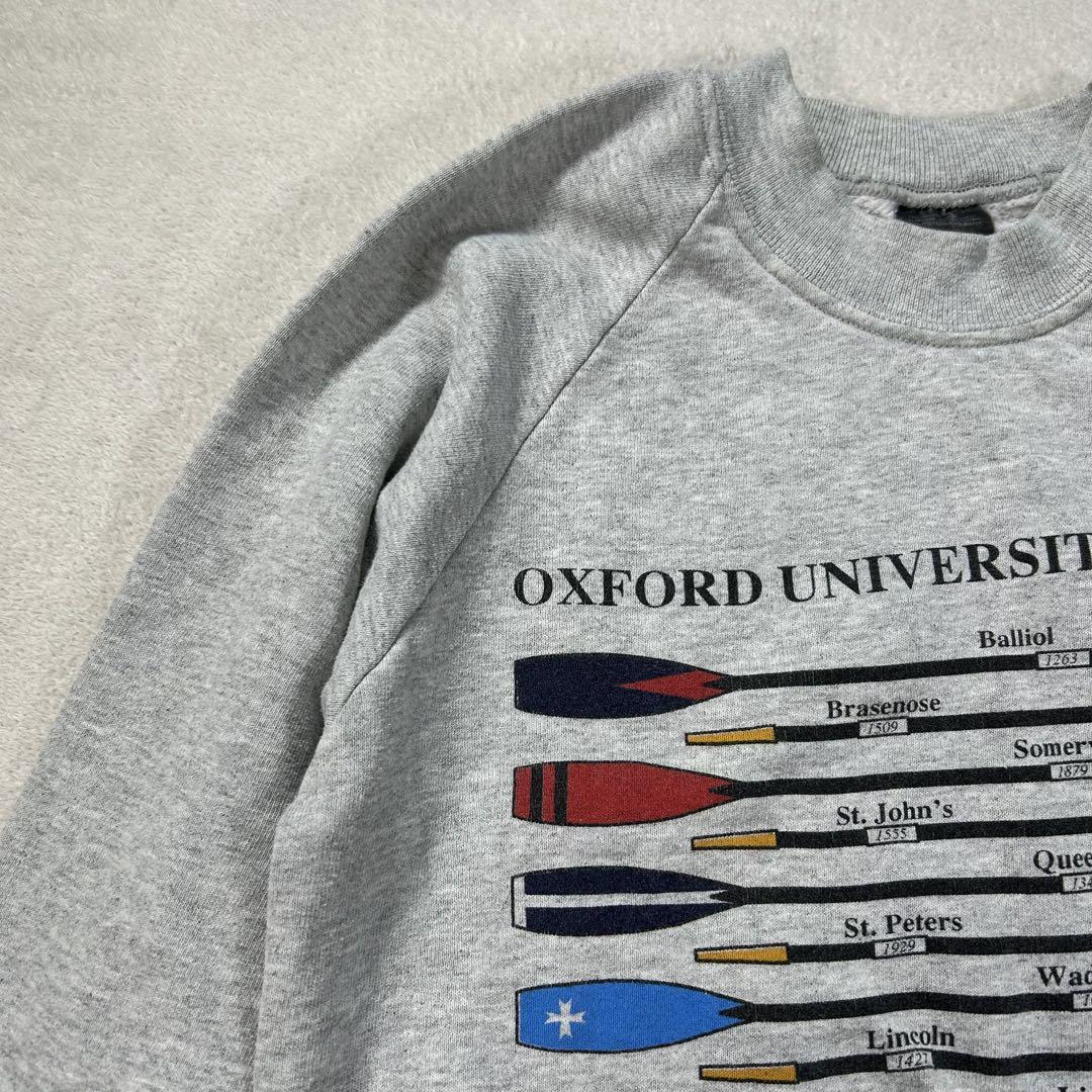 【スクリーンスターズ】カレッジロゴスウェット　オックスフォード大学ボート部　S