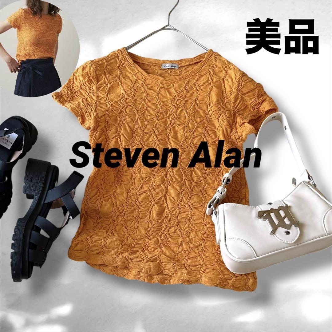 Steven Alan スティーブンアラン　シュリンク ジャージー Tシャツ
