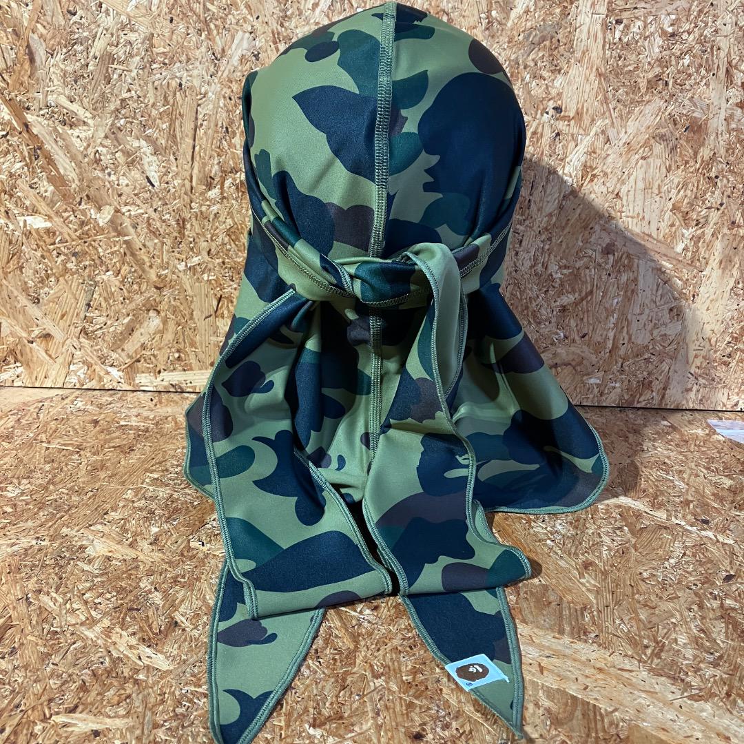 A BATHING APE BAPE DU-RAG ドゥーラグ グリーン