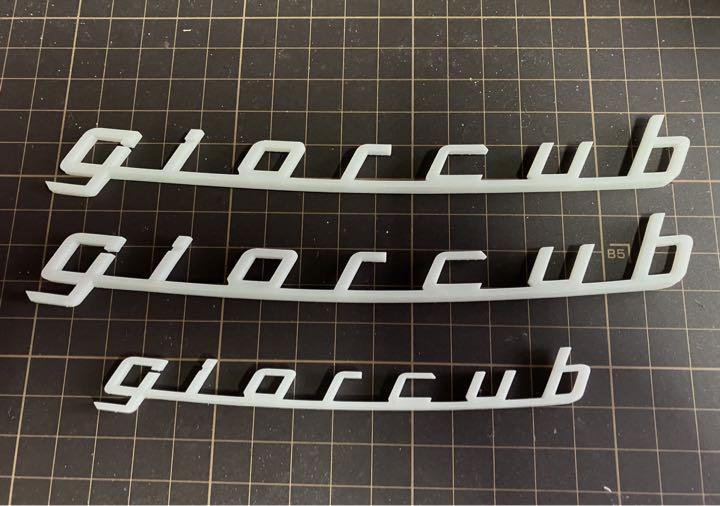 ジョルカブロゴエンブレム風3Dプリント品1台分