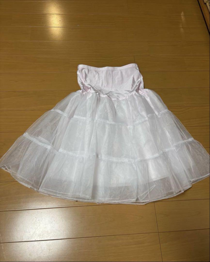 シンデレラ⭐︎アナスタシア⭐︎ドレス、ウィッグ、パニエ3点セット　ディズニーDハロ