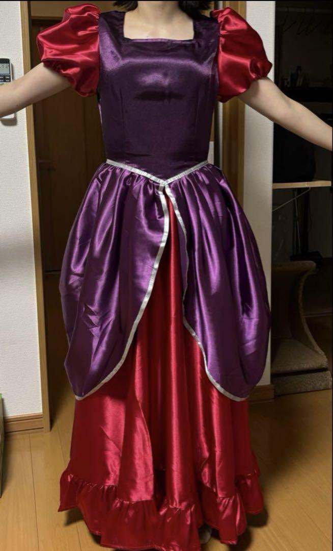 シンデレラ⭐︎アナスタシア⭐︎ドレス、ウィッグ、パニエ3点セット　ディズニーDハロ