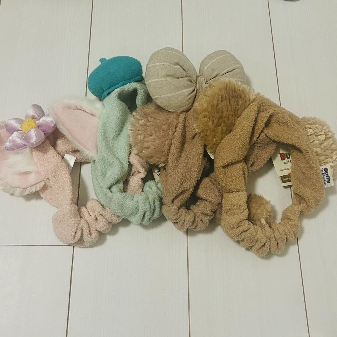 香港ディズニー　ダッフィーアンドフレンズ　ヘアバンド