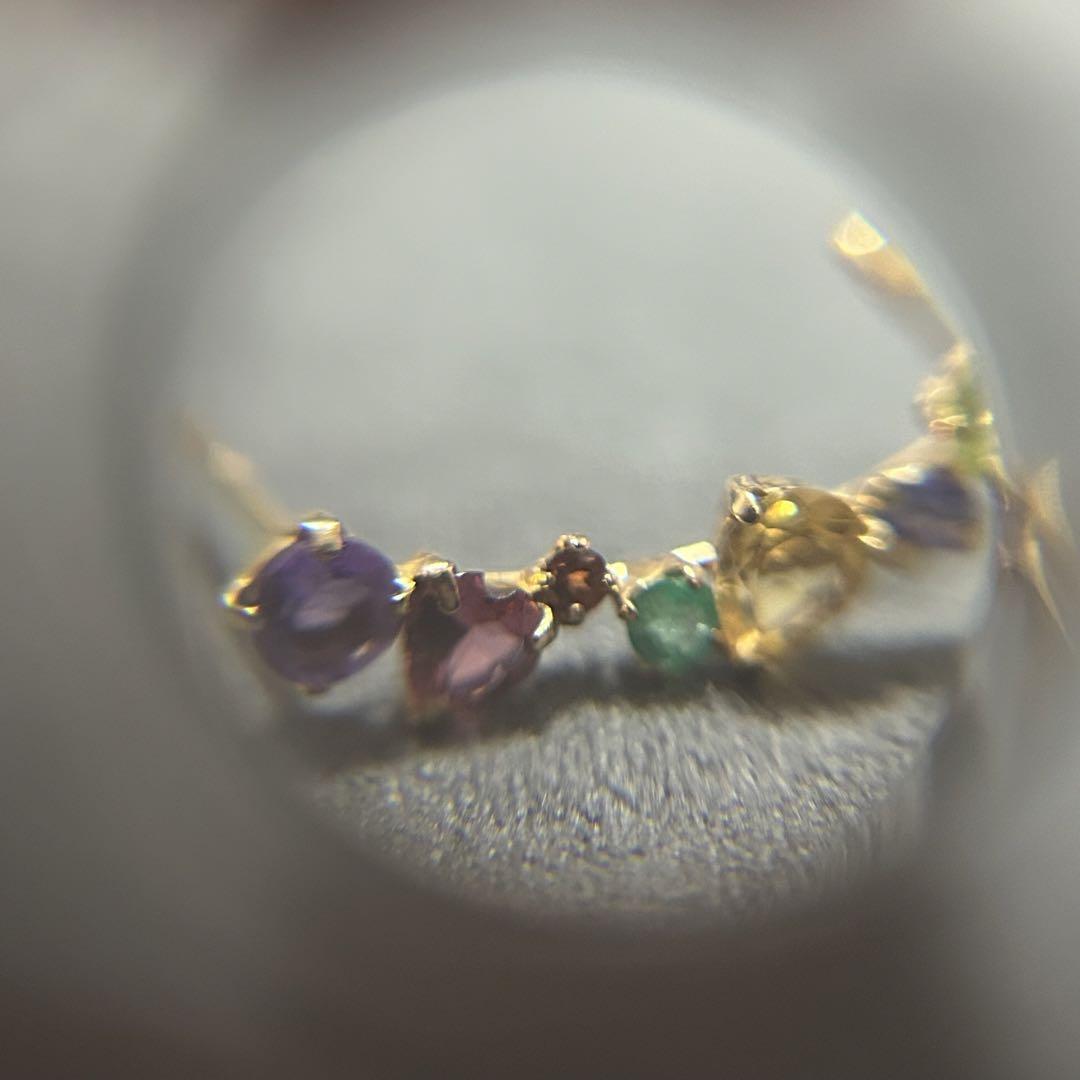jewelry30 K10 YG 컬러 돌 이어 카프