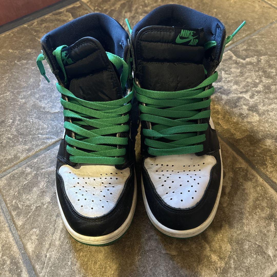 NIKE エアジョーダン1 セルティックス　ラッキーグリーン　26.5センチ エア ジョーダン 1 NIKE AIR JORDAN HIGH OG CELTICS black