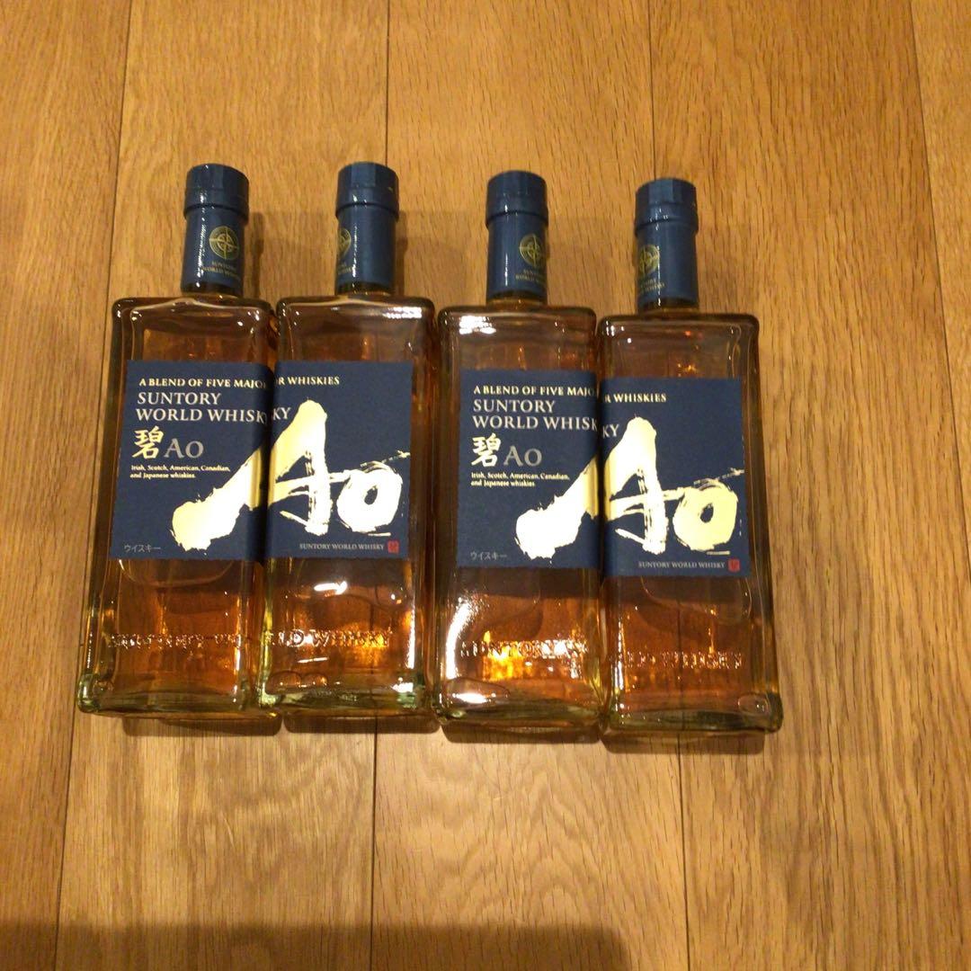 Suntory Ao ウイスキー 4本セットあおアオ青蒼碧新品未使用未開封品日本