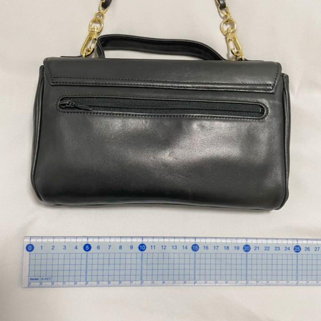 美品!MOSCHINO モスキーノ ショルダーバッグ 黒 美品!MOSCHINO モスキーノ ショルダーバッグ 黒