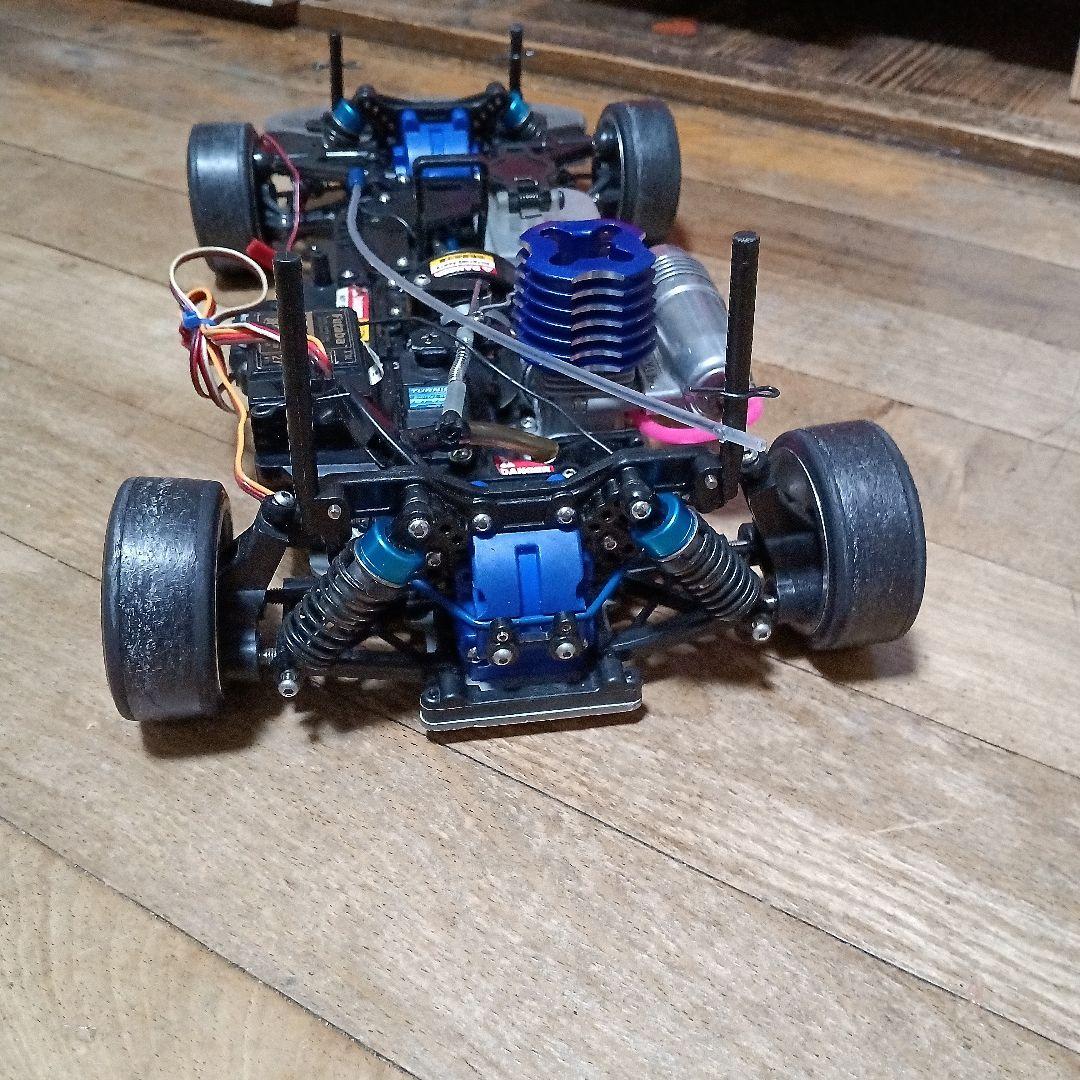 タミヤ・RCエンジンカーTG10-Mk2・組立品の完成品(中古品)