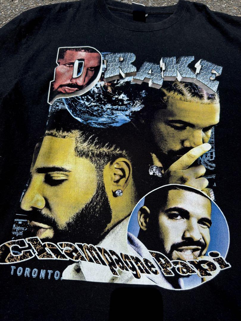 RAPMADEドレイク DRAKE Tシャツ ブラック バンT