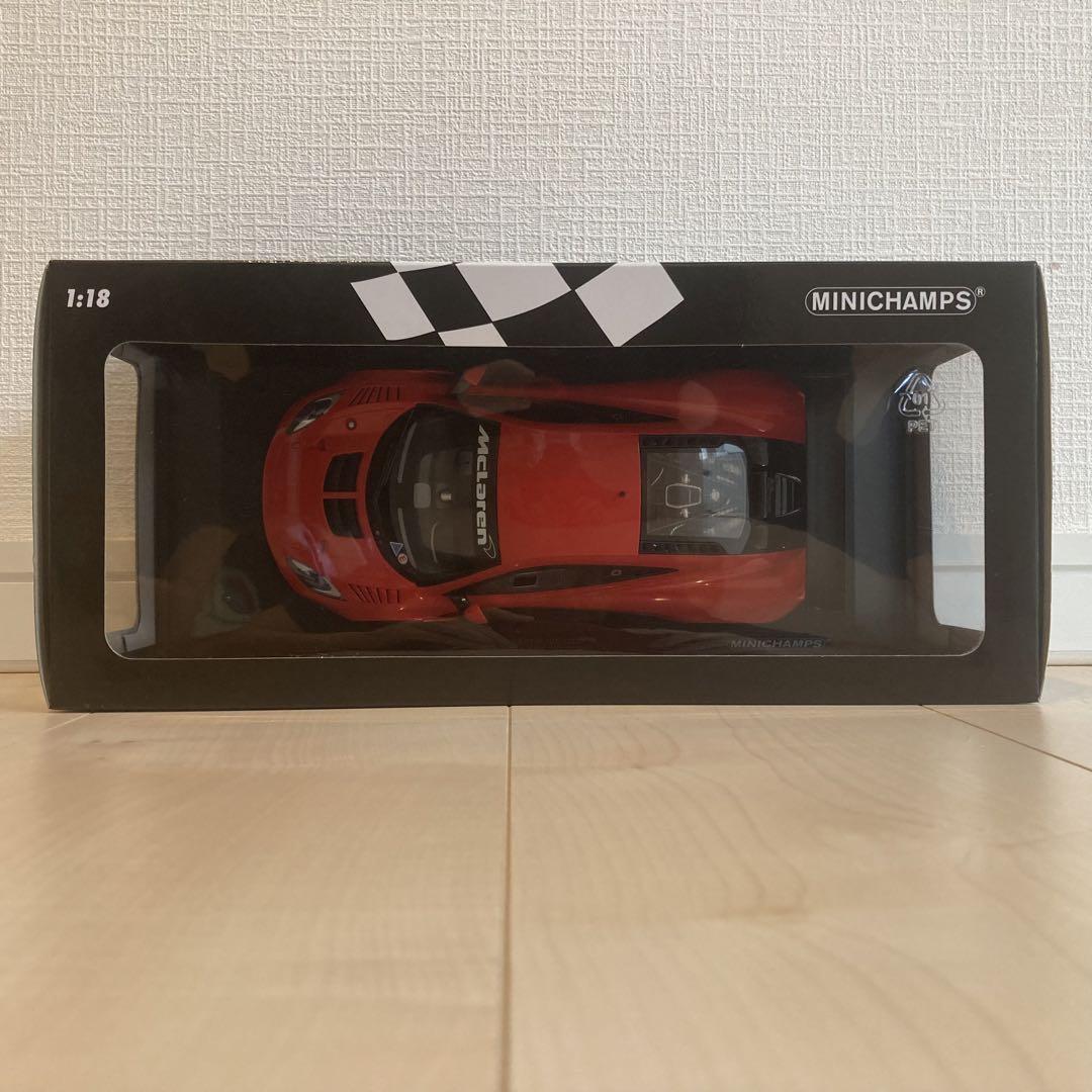 最新エルメス 未開封！ミニチャンプス GT3 マクラーレン12C 1/18 1002台限定 ミニカー