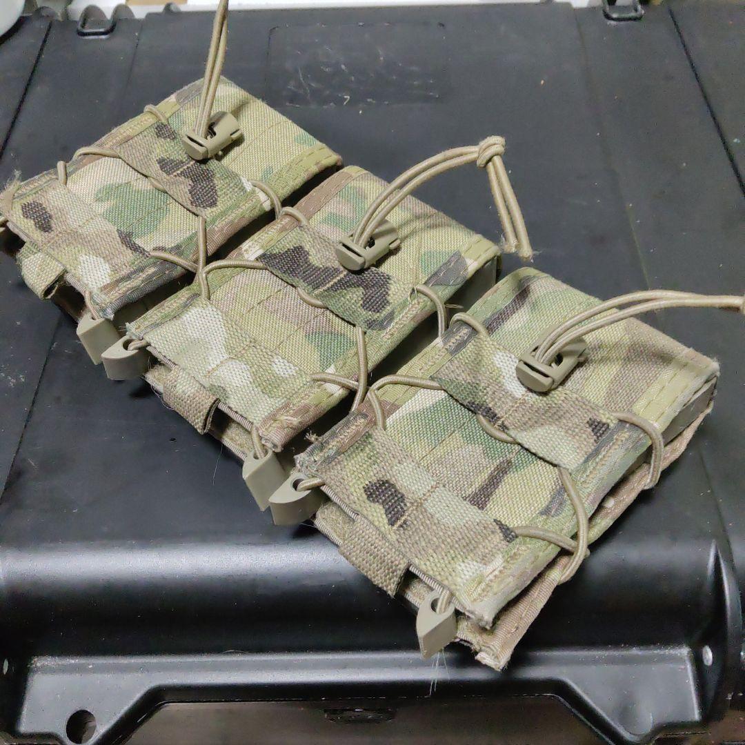 ハイスピードギア 3連マガジンポーチ マルチカム