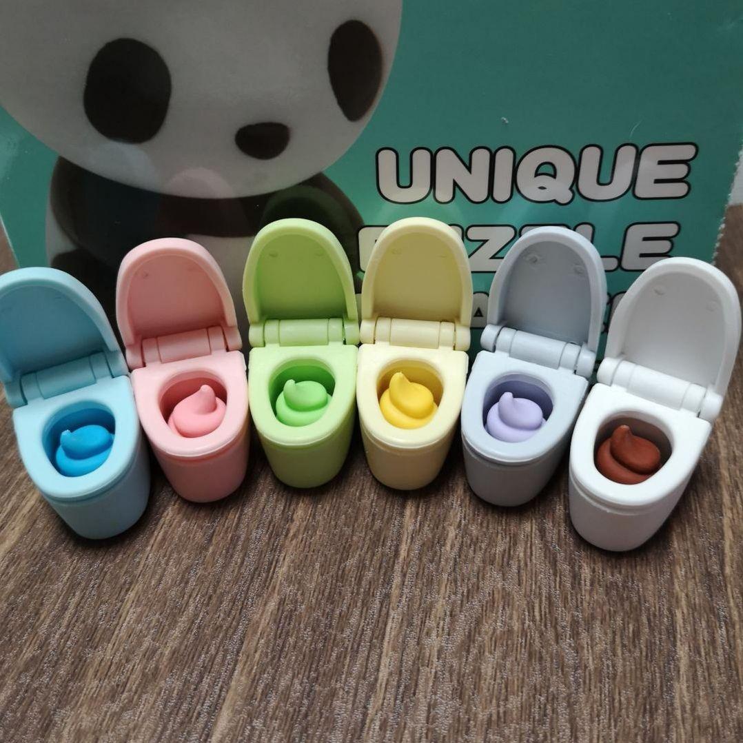 イワコー ミニチュア トイレ うんち消しゴム 便器