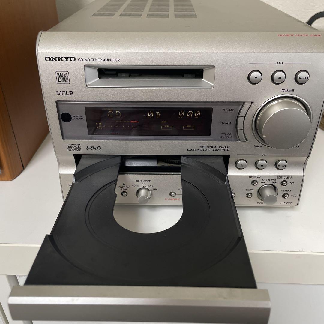 いーびる@ 　ONKYO  CD/MDチューナーアンプ  FR-V7 ① ONKYO FR-V7 〓 オンキョーの『初代FRシリーズ』の最上位機種