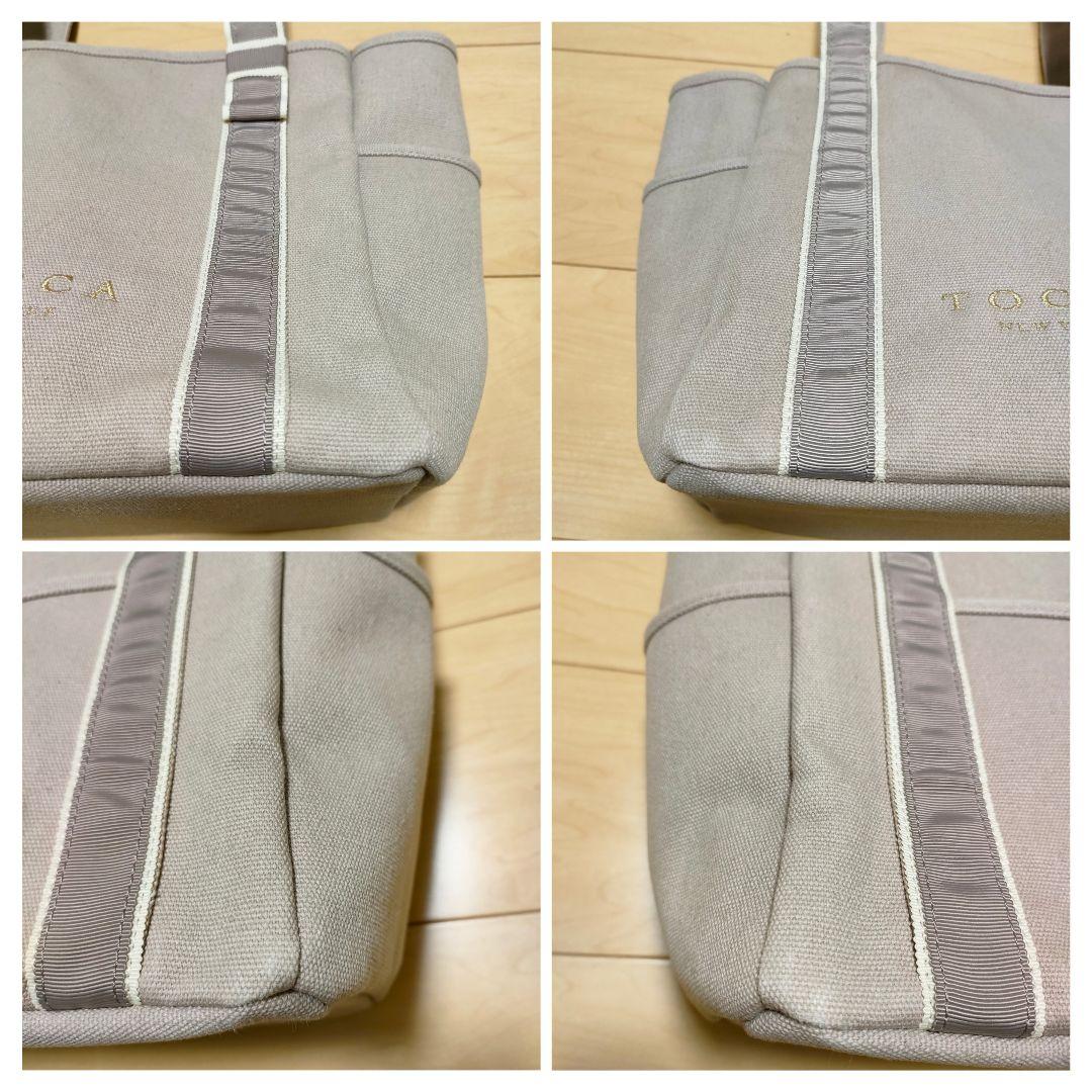 POINT OF RIBBON CANVASTOTE キャンバストートバッグ