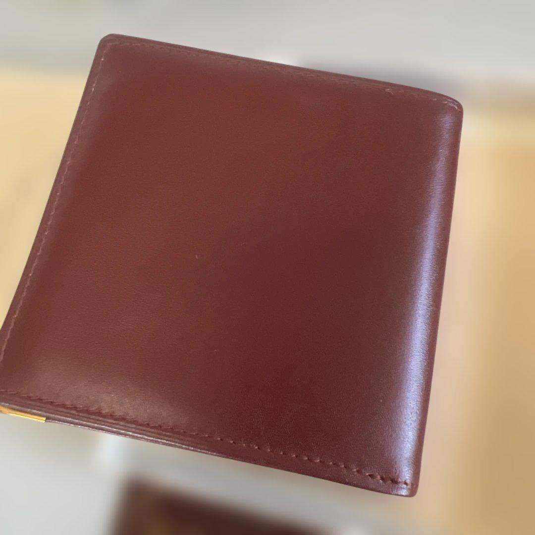 ⭐️極美品⭐️　カルティエ　マストライン　二つ折り財布　ロゴ型押し　ボルドー 楽天市場】カルティエ 財布 マストライン 二つ折り財布 L字型